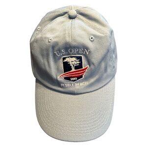 US Open Golf Hat Cap 2019 119th Pebble Beach USGA Member Adjustable Light Blue
